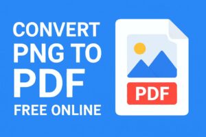 convert PNG to PDF online free
